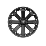 MSA M20 KORE MATTE BLACK 4x4|14X7 4/156, Offset +0, Centre bore 132, Load Rating 453 kg