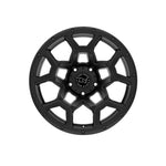 BLACK RHINO OVERLAND MATTE BLACK 4x4|17X8 6/130, Offset +52, Centre bore 84.1, Load Rating 1224 kg