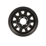 PDW STEEL WHEELS D-OUTBACK BLACK 4x4|16X8 6/114.3, Offset +20, Centre bore 66.1, Load Rating 1200 kg