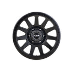 CSA WHEELS RIDGELINE LARGE CAP Satin Black 4x4|17X9 6/139.7, Offset +35, Centre bore 110, Load Rating 1250 kg