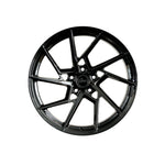 KING WHEELS VORTEX GLOSS BLACK Passenger|20X8.5 5/114.3, Offset +35, Centre bore 73.1, Load Rating 780 kg