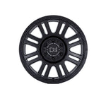 BLACK RHINO YELLOWSTONE Matte Black 4x4|17X8 5/130, Offset +45, Centre bore 78.1, Load Rating 1496 kg