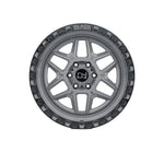 BLACK RHINO KELSO BATTLESHIP GRAY WITH BLACK RING 4x4|18X9 6/139.7, Offset +12, Centre bore 112, Load Rating 1111 kg