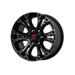 MONSTER SIEGE BLACK TINT SATIN BLACK 4x4|18X9 6/139.7, Offset +25, Centre bore 106.1, Load Rating 1500 kg