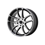AUSCAR RSPEC BLACK MACHINED 4x4|17X7.5 5/100, Offset +40, Centre bore 73.1, Load Rating 850 kg