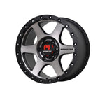 MONSTER SNIPER BLACK TINT/SATIN BLACK 4x4|17X8.5 6/114.3, Offset +35, Centre bore 66.1, Load Rating 1500 kg