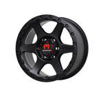 MONSTER SNIPER SATIN BLACK 4x4|17X8.5 6/114.3, Offset +35, Centre bore 66.1, Load Rating 1500 kg