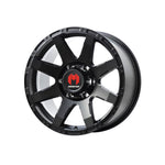 MONSTER TOMAHAWK SATIN BLACK 4x4|17X8.5 6/114.3, Offset +30, Centre bore 66.1, Load Rating 1250 kg