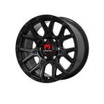 MONSTER ZULU GLOSS BLACK 4x4|17X8.5 6/139.7, Offset +30, Centre bore 106.1, Load Rating 1500 kg