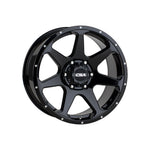 CSA WHEELS Hawk Large Cap GLOSS BLACK 4x4|17X9 6/139.7, Offset +20, Centre bore 110, Load Rating 1250 kg