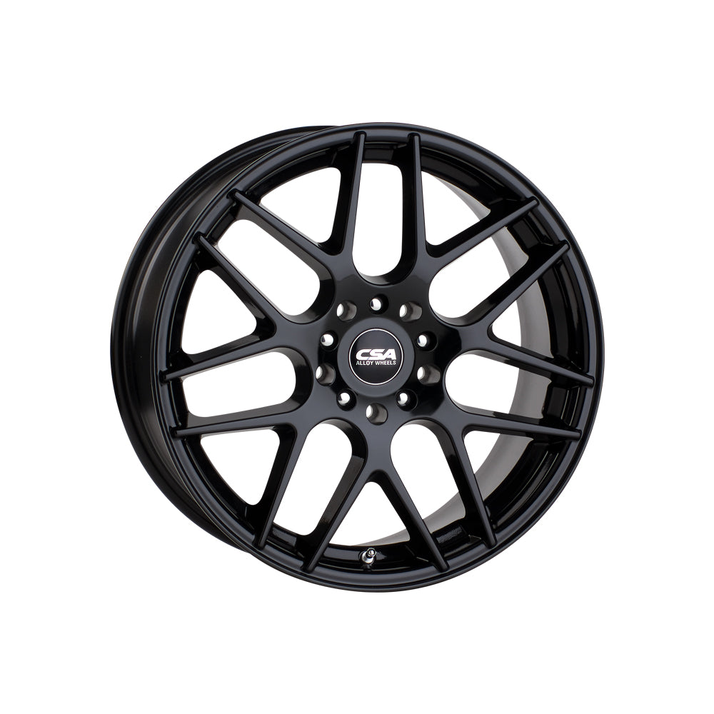 CSA WHEELS Milan GLOSS BLACK Passenger/SUV|17X7 10/100-112, Offset +39, Centre bore 73.1, Load Rating 690 kg