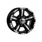 CSA WHEELS Monster Large Cap GLOSS BLACK MACHINED FACE 4x4|16X7 6/139.7, Offset +35, Centre bore 110, Load Rating 1150 kg