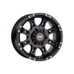 CSA WHEELS Raptor Large Cap SATIN BLACK 4x4|17X8 5/150, Offset +47, Centre bore 110.1, Load Rating 1250 kg