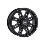 CSA WHEELS Raptor Large Cap SATIN BLACK MILLED 4x4|17X8 6/139.7, Offset +45, Centre bore 93.2, Load Rating 1250 kg