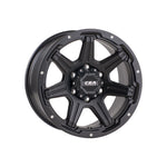 CSA WHEELS Scorpion Large Cap SATIN BLACK 4x4|18X9 6/139.7, Offset +35, Centre bore 110, Load Rating 1250 kg