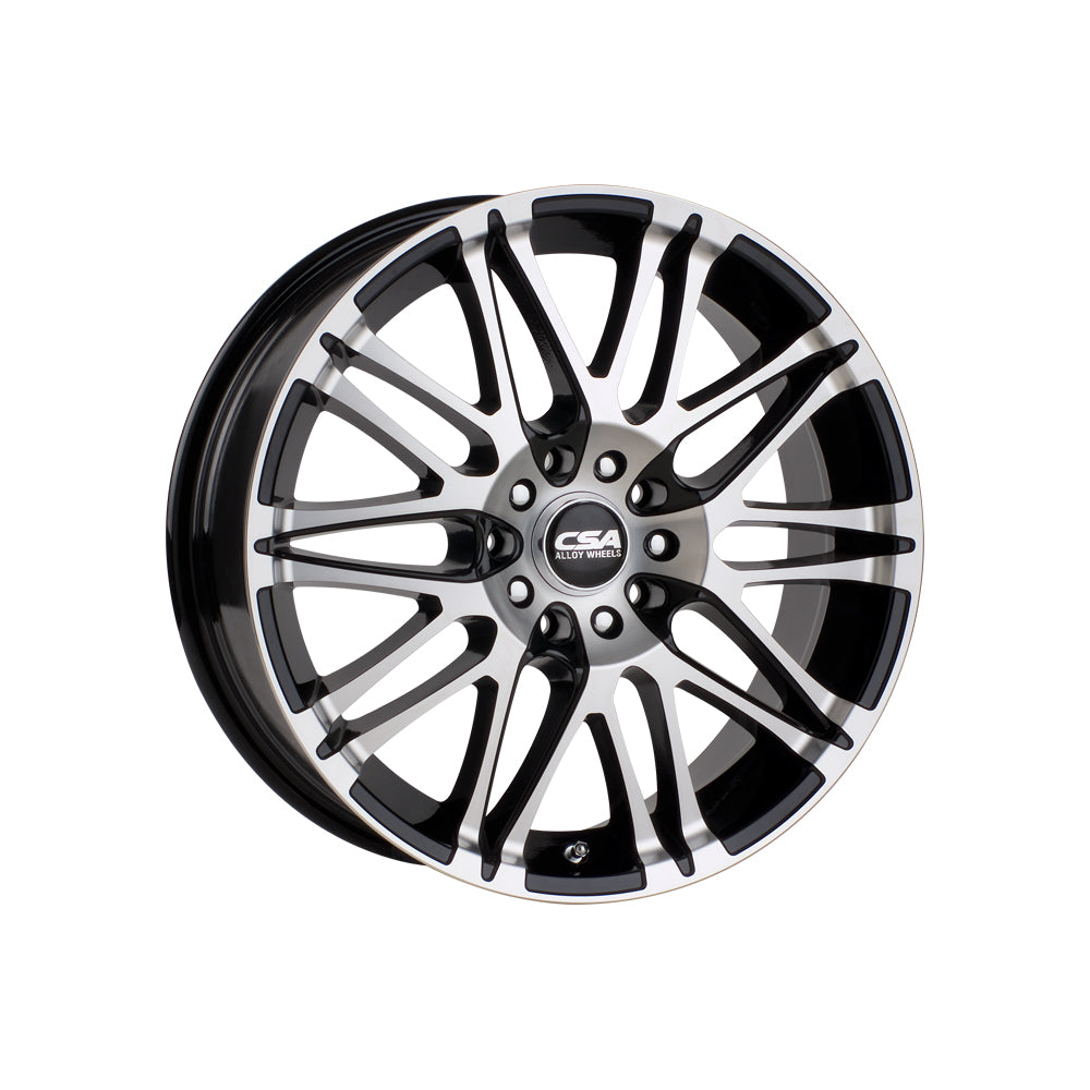 CSA WHEELS Vorst GUNMETAL BLACK MACHINED FACE Passenger|15X6 10/108-114.3, Offset +38, Centre bore 73.1, Load Rating 690 kg