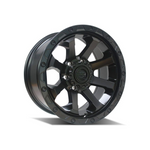 AMERICAN OUTLAW CAPONE Satin Black 4x4|17X8.5 6/114.3, Offset +18, Centre bore 106.1, Load Rating 1500 kg