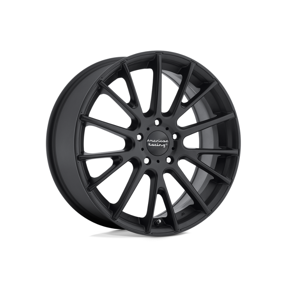 AMERICAN RACING AR904 Satin Black Passenger|16X7 5/114.3, Offset +40, Centre bore 72.6, Load Rating 581 kg