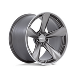 AMERICAN RACING TTF MATTE ANTHRACITE/MACHINED LIP Passenger|20X9.5 5/114.3, Offset +32, Centre bore 72.56, Load Rating 725 kg