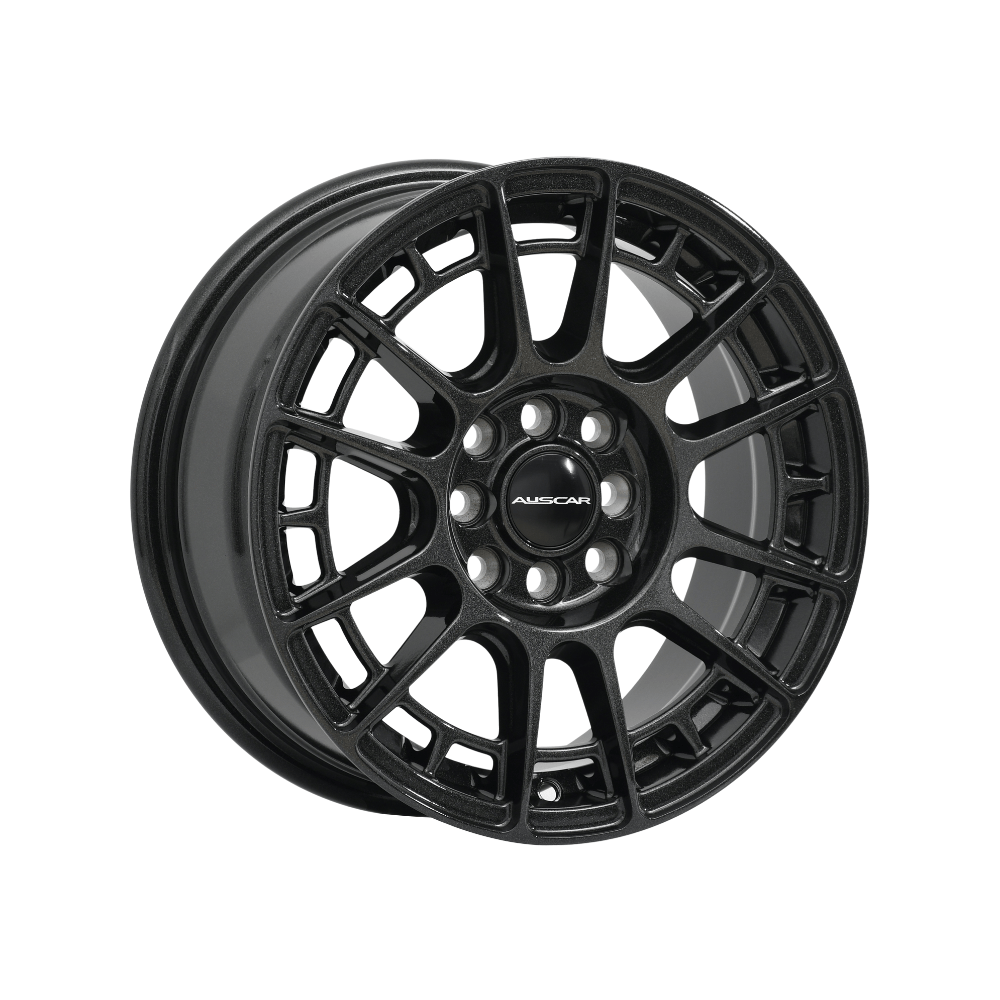 AUSCAR CIRCUIT DIAMOND BLACK|18X8 10/100-114.3, Offset +40, Centre bore 73.1, Load Rating 850 kg