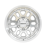 MONSTER ALPHA Silver Machined|17X9 6/139.7, Offset +20, Centre bore 106.1, Load Rating 1500 kg