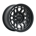 MONSTER ALPHA Satin Black|17X8.5 6/139.7, Offset +30, Centre bore 106.1, Load Rating 1500 kg
