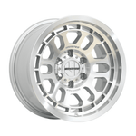 MONSTER ALPHA Silver Machined|17X9 6/139.7, Offset +20, Centre bore 106.1, Load Rating 1500 kg