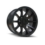 AMERICAN OUTLAW CORD Satin Black 4x4|17X8.5 6/139.7, Offset +18, Centre bore 106.1, Load Rating 1500 kg