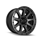 AMERICAN OUTLAW GUNSLINGER Gloss Black/Tinted Face 4x4|17X8.5 6/139.7, Offset +18, Centre bore 106.1, Load Rating 1450 kg