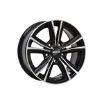 AUSCAR CHAMP II BLACK MACHINED Passenger|16X7 4/100, Offset +40, Centre bore 73.1, Load Rating 750 kg