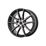 AUSCAR VERGE Charcoal Machined Passenger|14X5.5 4/100, Offset +38, Centre bore 73.1, Load Rating 560 kg