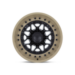 BLACK RHINO ALPHA MATTE BLACK WITH SAND LIP 4x4|17X9 5/127, Offset -12, Centre bore 71.5, Load Rating 1133 kg
