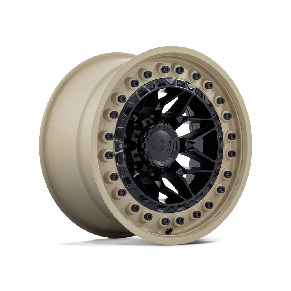BLACK RHINO ALPHA MATTE BLACK WITH SAND LIP|18X9 6/139.7, Offset +20, Centre bore 106.1, Load Rating 1678 kg