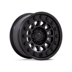 BLACK RHINO OUTBACK MATTE BLACK 4x4|17X8 5/127, Offset +32, Centre bore 71.5, Load Rating 1678 kg