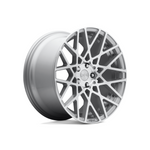 ROTIFORM 1PC R110 BLQ GLOSS SILVER MACHINED Passenger|19X8.5 5/112, Offset +45, Centre bore 66.56, Load Rating 727 kg