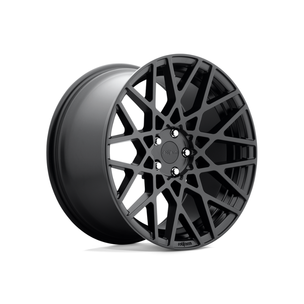 ROTIFORM 1PC R112 BLQ MATTE BLACK Passenger|18X8.5 5/114.3, Offset +45, Centre bore 72.56, Load Rating 726 kg