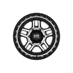 KING OFFROAD BARRETT SATIN BLACK/MACHINED FACE/MACHINED LIP 4x4|17X9 6/139.7, Offset +12, Centre bore 108.2, Load Rating 1600 kg