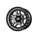 KING OFFROAD BARRETT SATIN BLACK/MACHINED FACE/MACHINED LIP 4x4|18X9 6/139.7, Offset +30, Centre bore 108.2, Load Rating 1600 kg