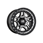 KING OFFROAD BARRETT SATIN BLACK/MACHINED FACE/MACHINED LIP 4x4|18X9 6/139.7, Offset +30, Centre bore 108.2, Load Rating 1600 kg