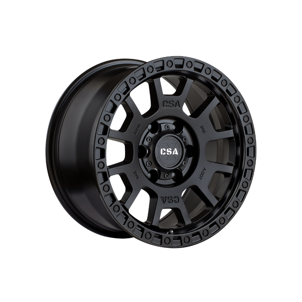 CSA-X KINETIC Satin Black 4X4|17X9 6/139.7, Offset +40, Centre bore 110, Load Rating 1500 kg