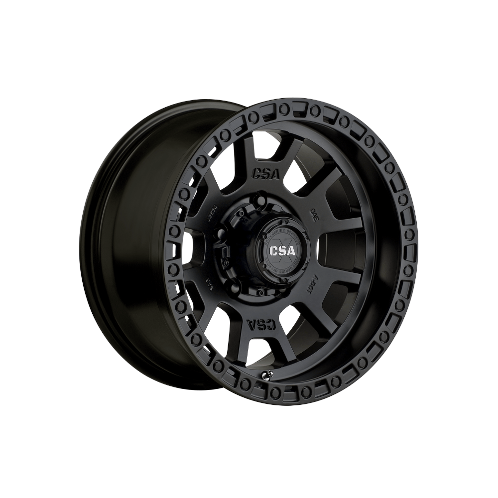 CSA-X KINETIC (DEEP DISH) Satin Black 4x4|17X9 5/150, Offset -12, Centre bore 110.15, Load Rating 1500 kg