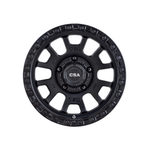 CSA-X KINETIC (DEEP DISH) Satin Black 4x4|17X9 5/150, Offset -12, Centre bore 110.15, Load Rating 1500 kg