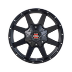 CSA WHEELS AMBUSH Satin Black 4x4|18X9 6/139.7, Offset +18, Centre bore 110, Load Rating 1136 kg