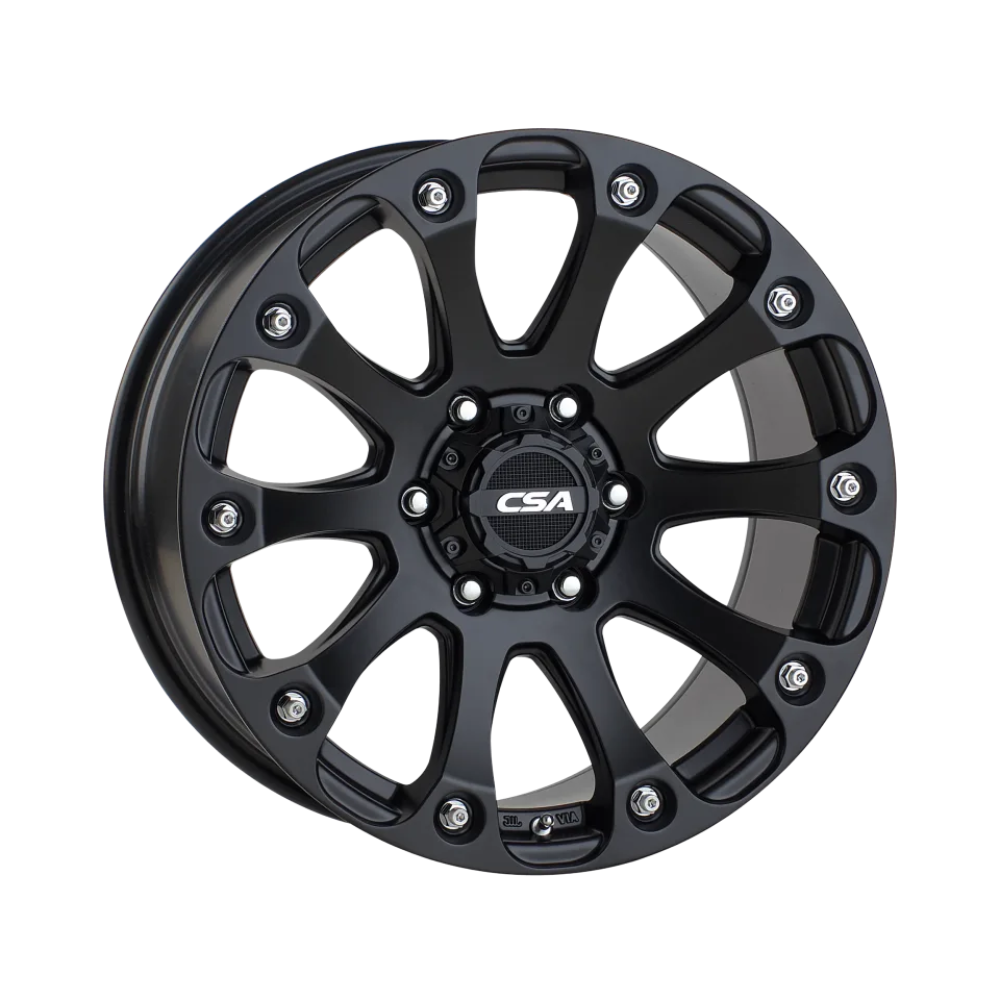 CSA WHEELS BULLET Satin Black 4x4|17X9 6/139.7, Offset +20, Centre bore 110, Load Rating 1250 kg