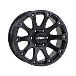 CSA WHEELS BULLET Satin Black 4x4|17X9 5/150, Offset +0, Centre bore 110.1, Load Rating 1250 kg