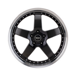 CSA WHEELS Beretta GLOSS BLACK MACHINED LIP Passenger/SUV|20X8.5 5/120, Offset +43, Centre bore 73.1, Load Rating 850 kg
