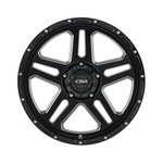 CSA WHEELS Bronx Large Cap GLOSS BLACK MILLED 4x4|17X9 6/139.7, Offset +20, Centre bore 110, Load Rating 1250 kg
