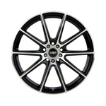 CSA WHEELS CHICANE Gloss Black Machined Face Passenger|19X8 10/112-120, Offset +42, Centre bore 73.1, Load Rating 850 kg