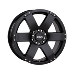 CSA WHEELS Commando Small Cap SATIN BLACK 4x4|17X7 10/120-114.3, Offset +35, Centre bore 73.1, Load Rating 1250 kg