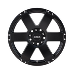 CSA WHEELS Commando Small Cap SATIN BLACK 4x4|17X7 10/120-114.3, Offset +35, Centre bore 73.1, Load Rating 1250 kg
